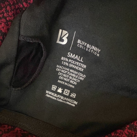 NWOT Evolve Jacquard red snake sports bra SZ S - Picture 4 of 4